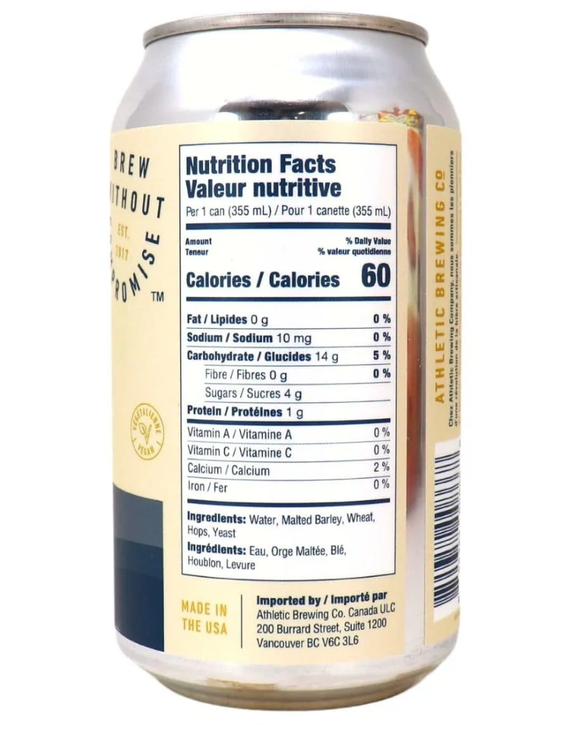 Athletic Brewing Company Athletica Non-Alcoholic Cerveza