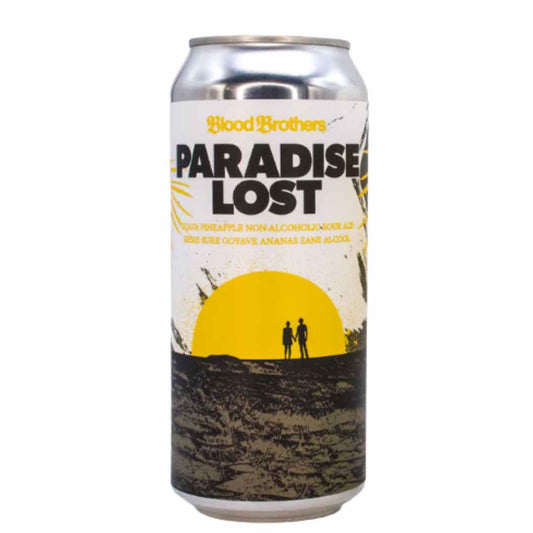 Blood Brothers Brewing Paradise Lost Guava Pineapple Non-Alcoholic Sour Ale