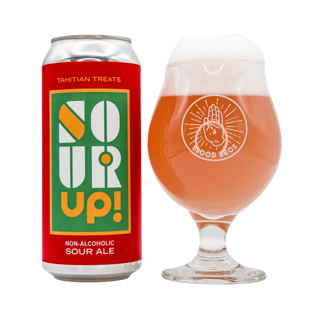 Blood Brothers Brewing Tahitian Treat Sour Up Non-Alcoholic Sour Ale