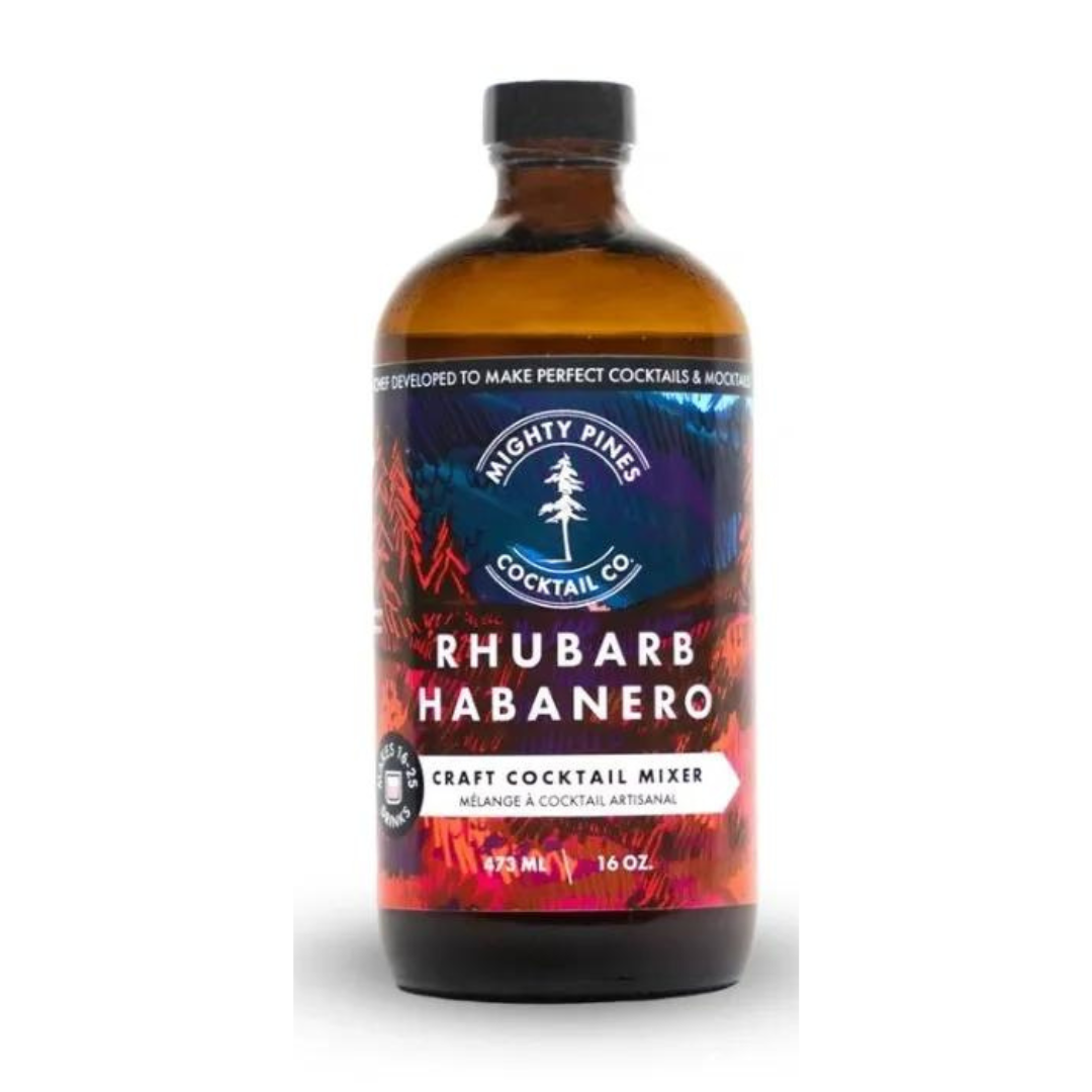 Mighty Pines Cocktail Co. Rhubarb Habanero Non-Alcoholic Mixer