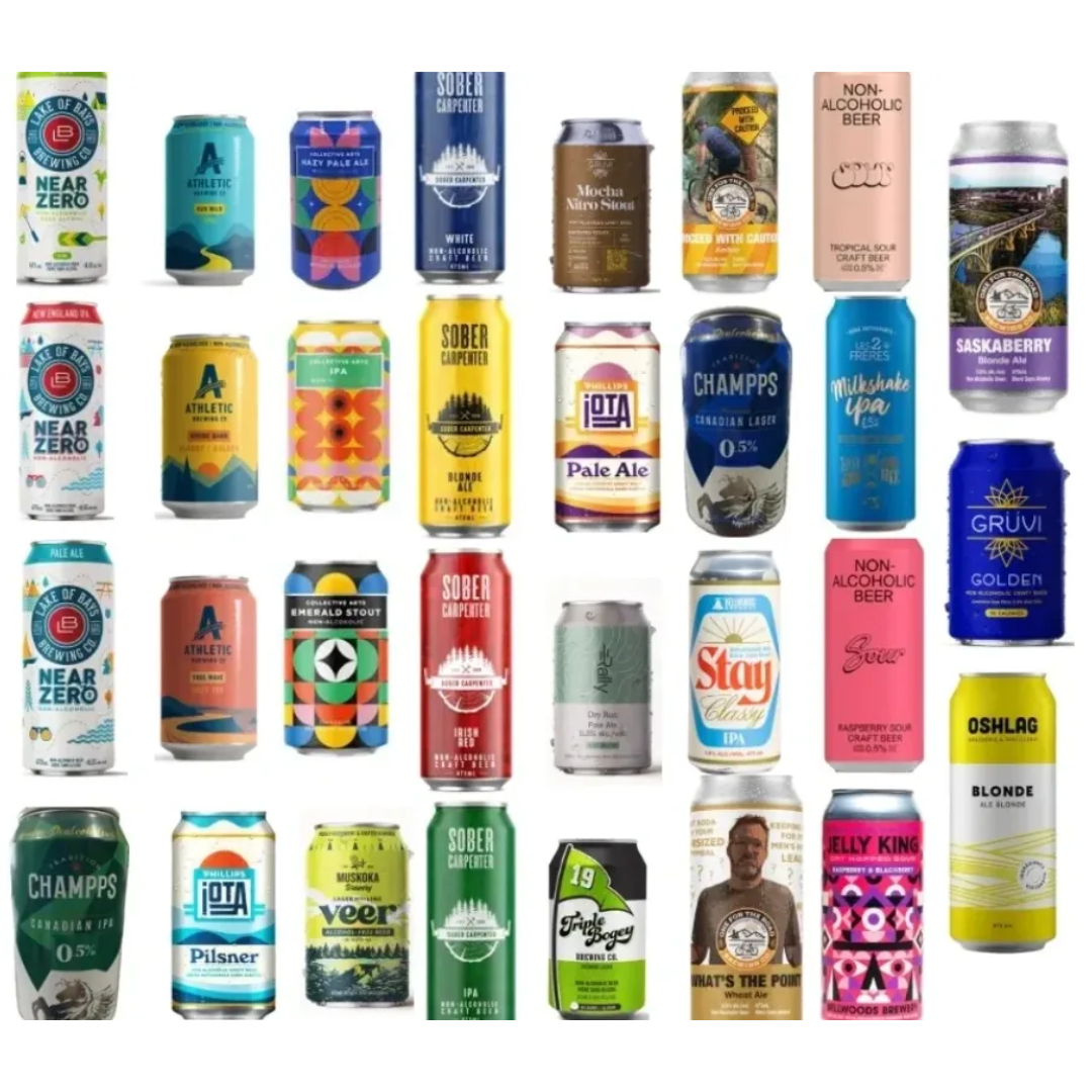 Sober Sampler: One -A-Day Monthly Mix Non-Alcoholic Beer Pack