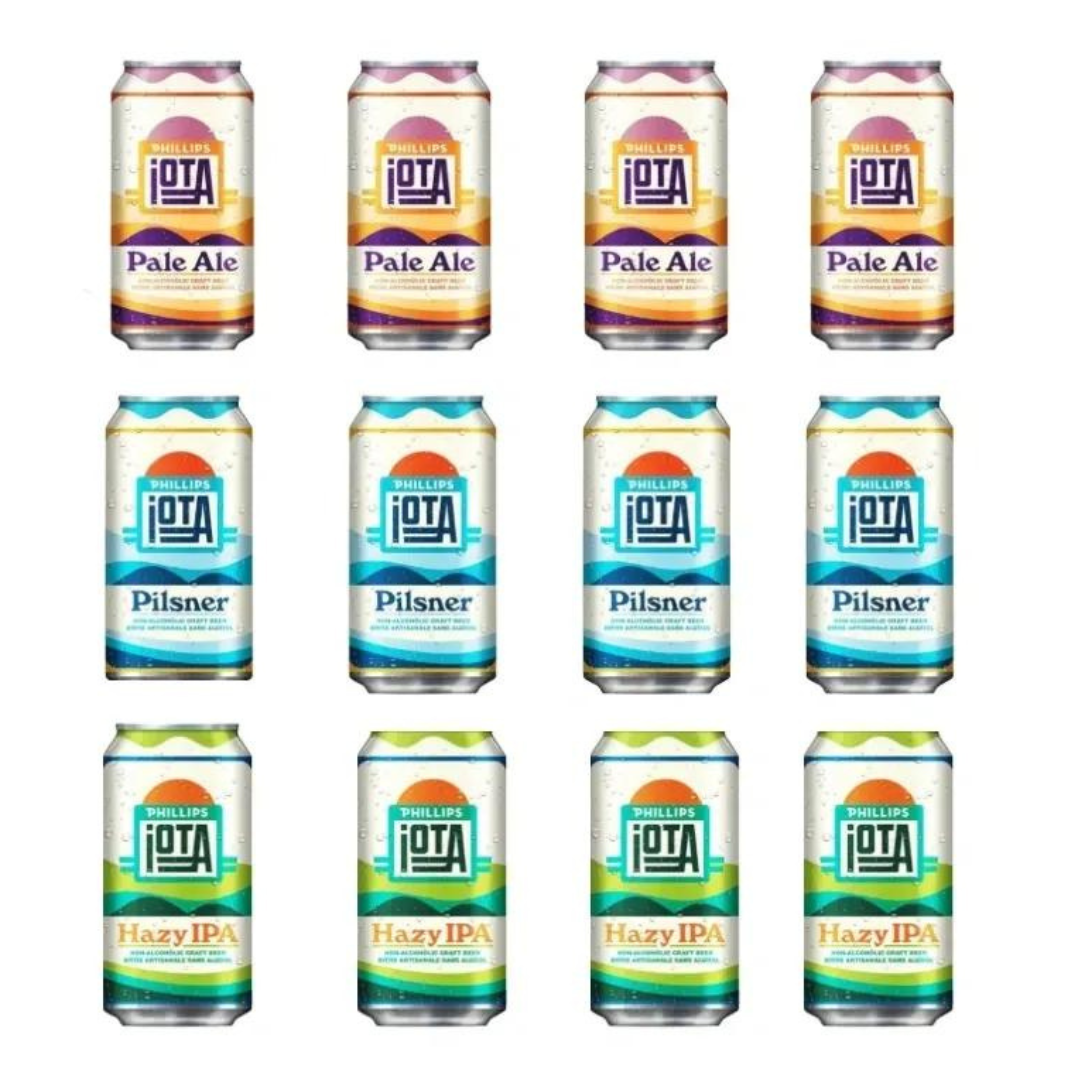 Phillips iOTA Sober Sampler: Mixed Variety 12 Pack