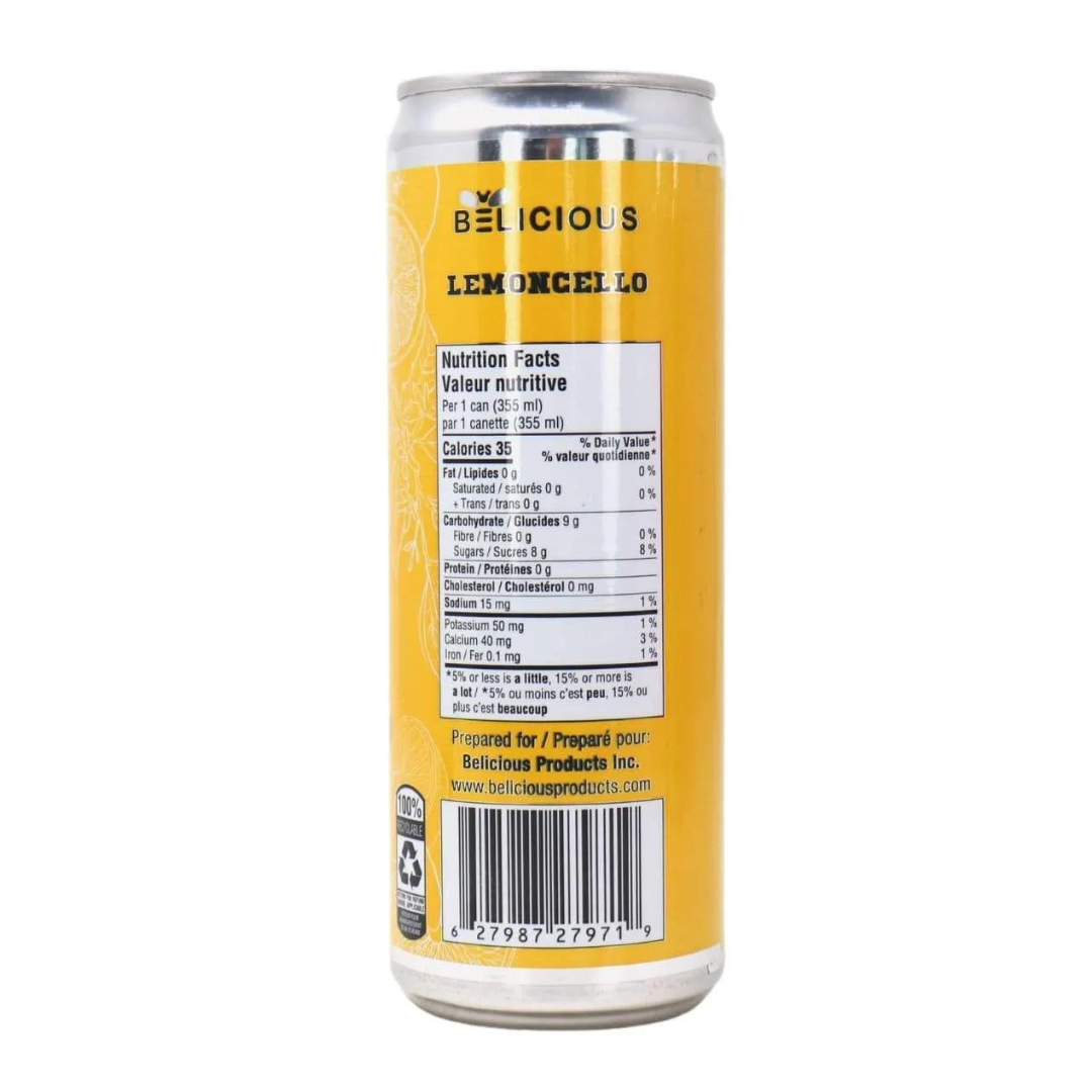 Belicious Lemoncello Raw Honey Sparkling Beverage