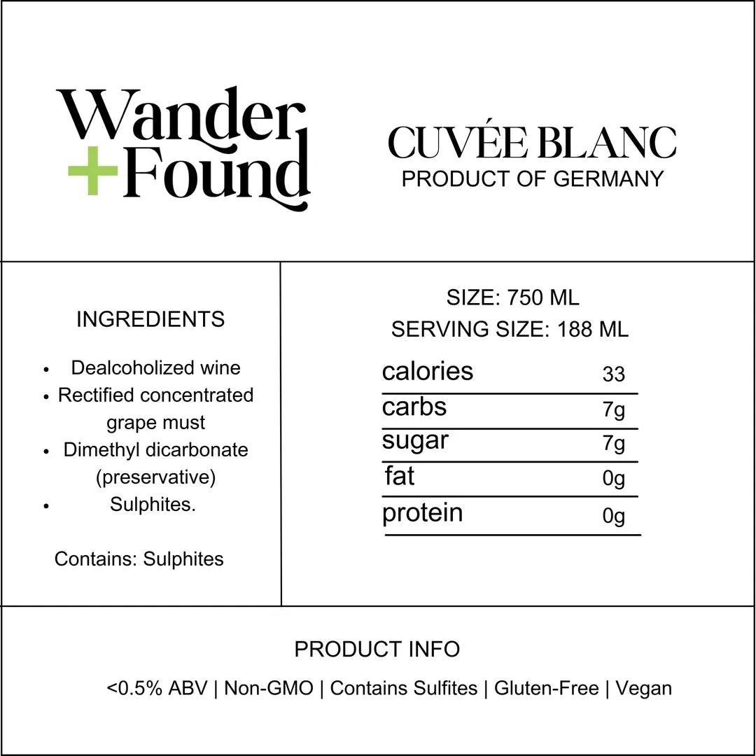 Wander & Found Non-Alcoholic Cuvée Blanc