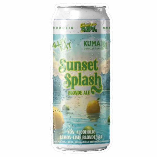 Alley Kat Brewing Co. Sunset Splash Non-Alcoholic Lemon-Lime Blonde Ale