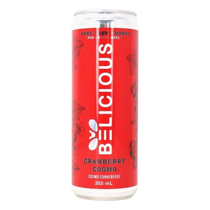 Belicious Cranberry Cosmo Raw Honey Sparkling Beverage