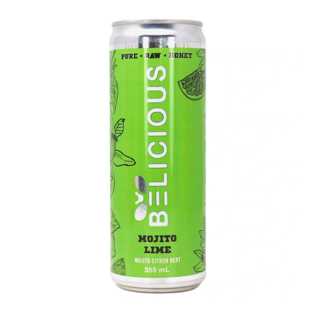 Belicious Mojito Lime Raw Honey Sparkling Beverage