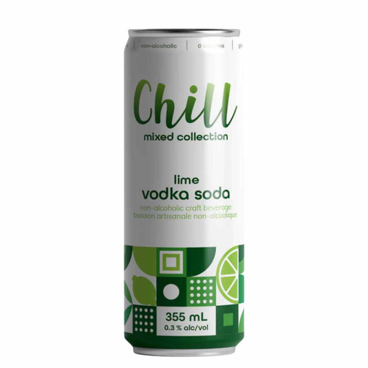Chill Street Non-Alcoholic Lime Vodka Soda