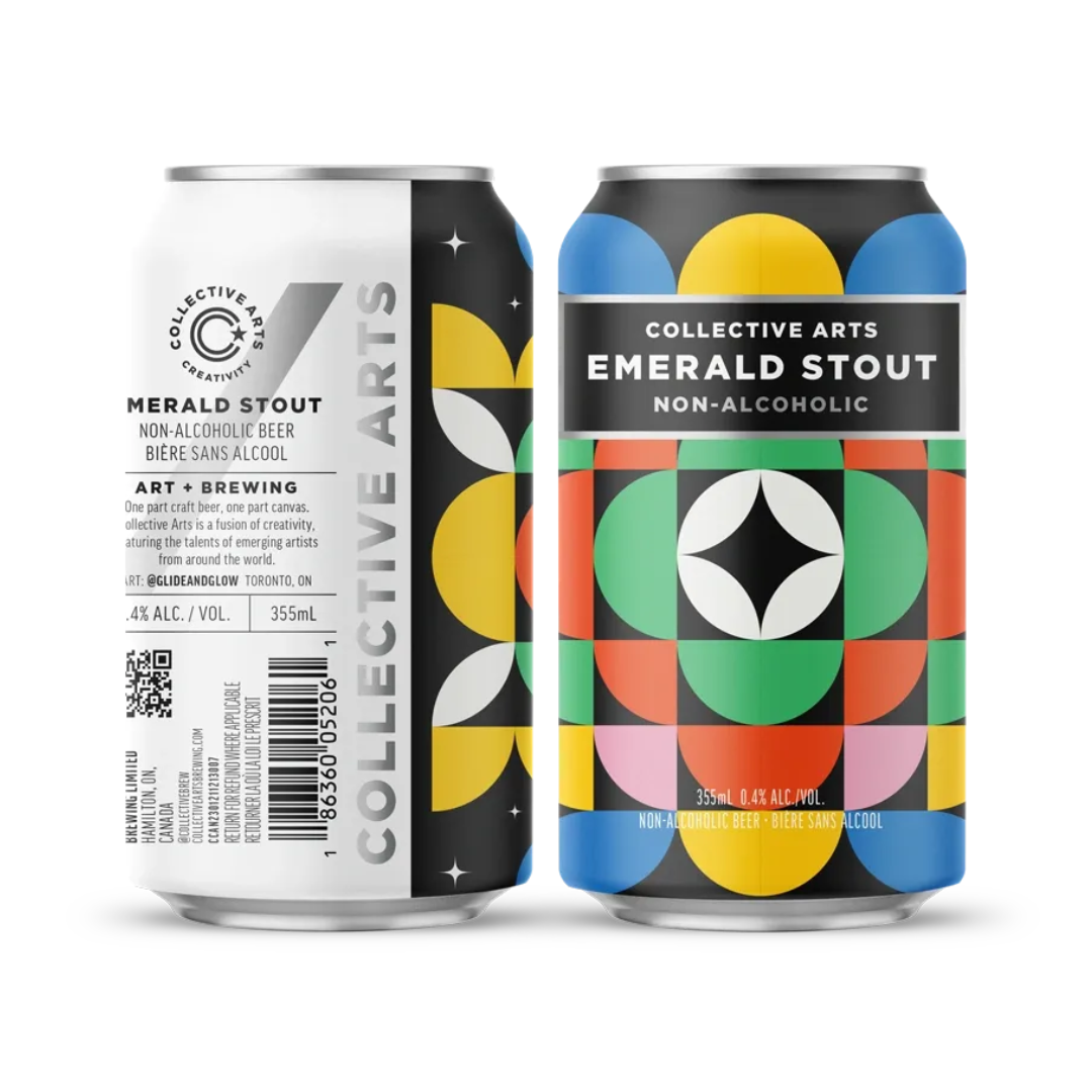 Collective Arts Brewing Non-Alcoholic Emerald Stout Beer