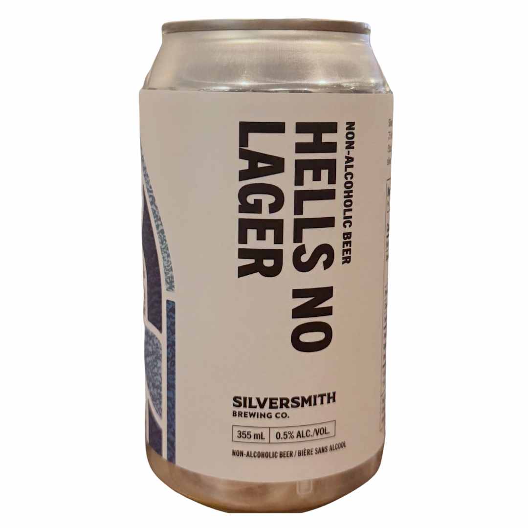 Silversmith Brewing Co. Hells No Lager Non-Alcoholic Beer