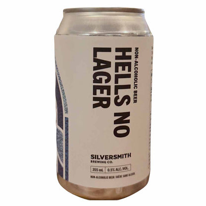 Silversmith Brewing Co. Hells No Lager Non-Alcoholic Beer