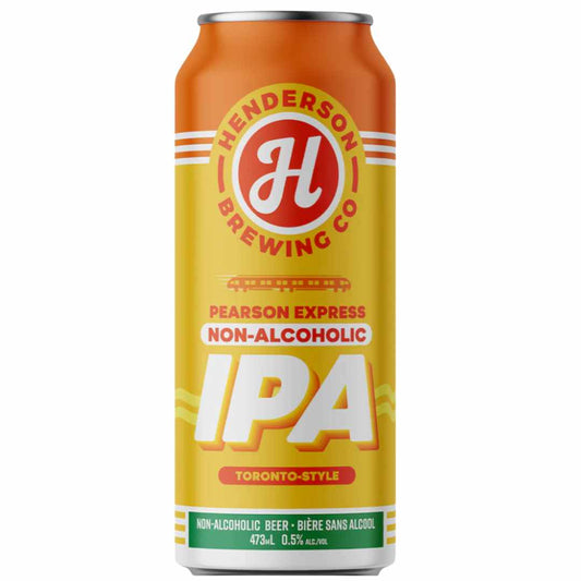 Henderson Brewing Co Pearson Express Non-Alcoholic IPA can on a white background