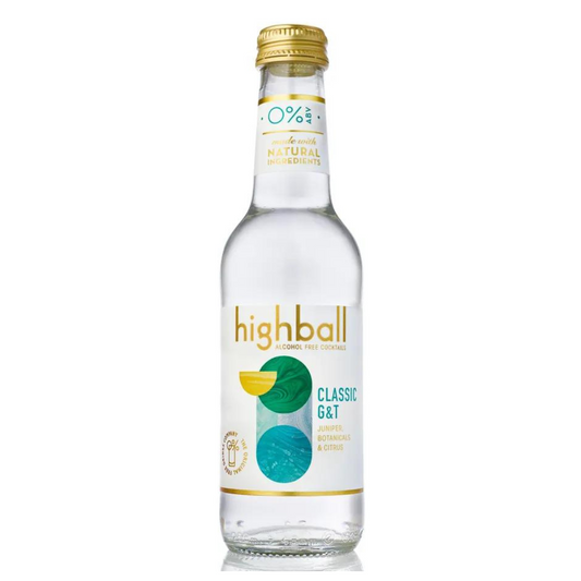 Highball Non-Alcoholic Classic G & T Cocktail