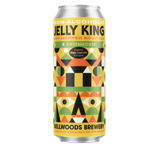 Bellwoods Brewery Non-Alcoholic Jelly King X Greenhouse W/ Tangerine, Ginger, Lemon Zest & Tumeric