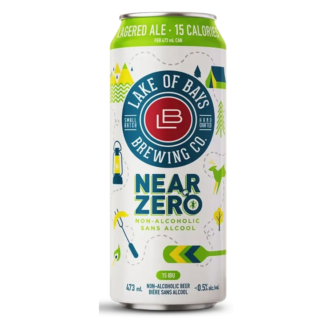 Lake of Bays Brewing Co. Near Zero Non-Alcoholic Lagered Ale