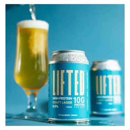 Lifted High Protein  Alcohol Free Craft Lager