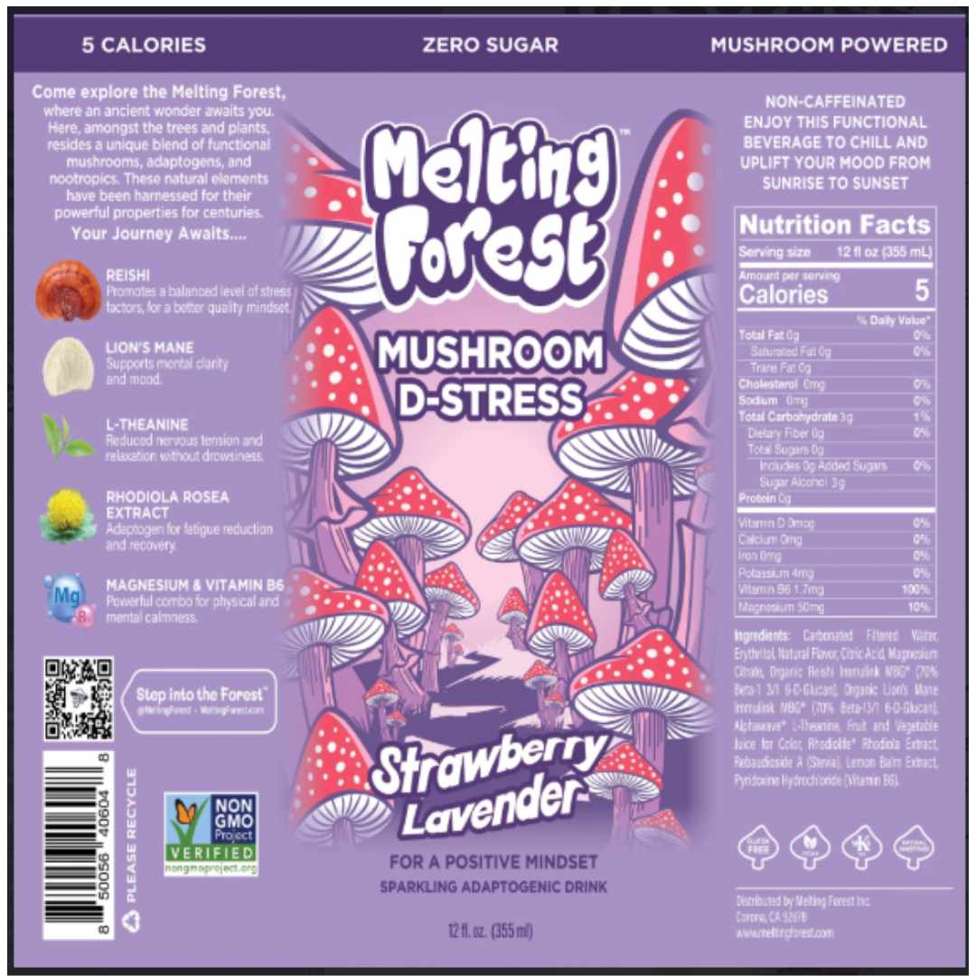 Melting Forest Mushroom Chill - Strawberry Lavender