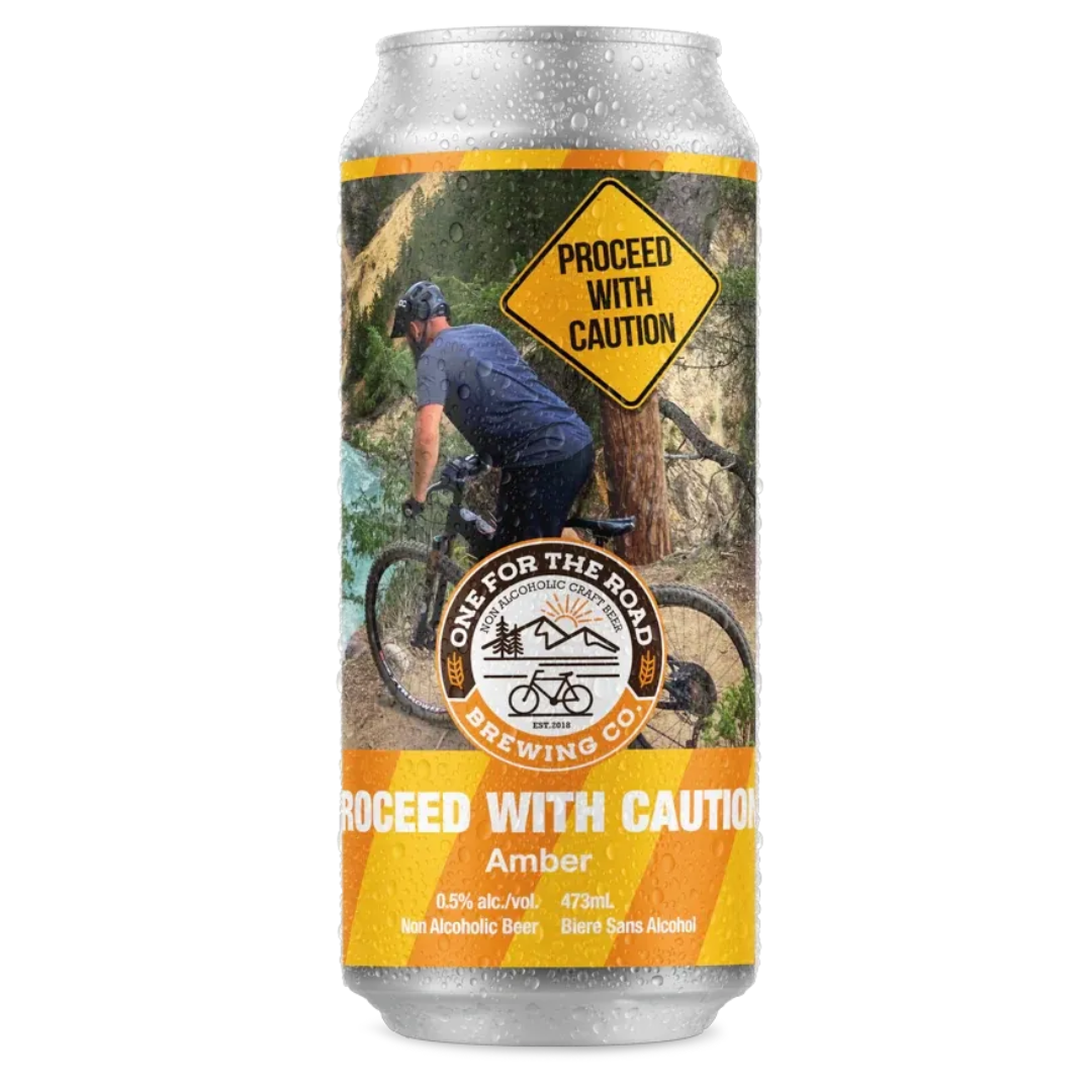 One For The Road Brewing Co. | Proceed With Caution Non-Alcoholic Amber