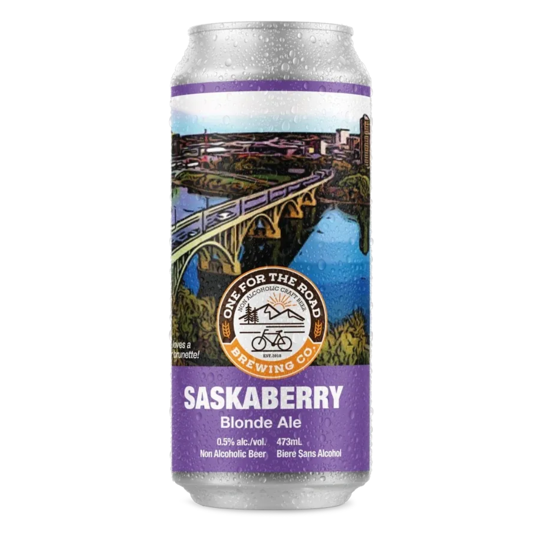 One For The Road Brewing Co. Saskaberry Non-Alcoholic Blonde Ale