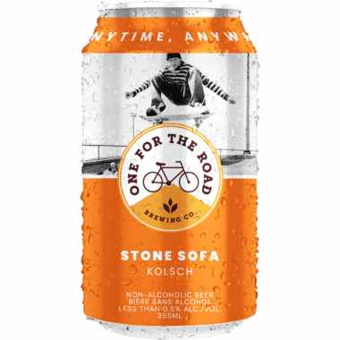 One For The Road Brewing Co. Stone Sofa Non-Alcoholic Kolsch| 355 mL