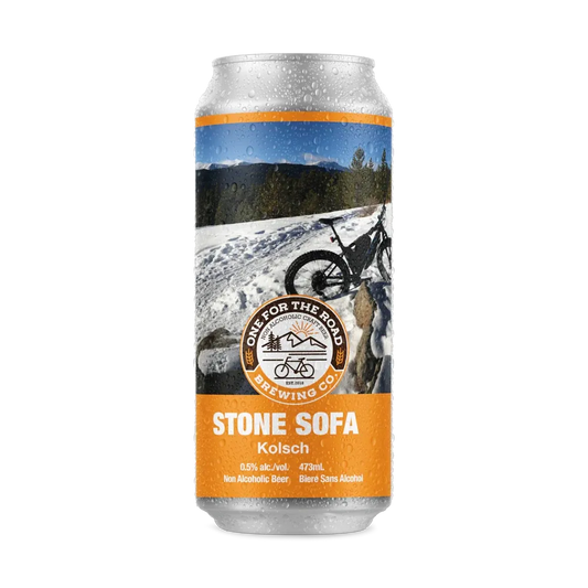 One For The Road Brewing Co. Stone Sofa Non-Alcoholic Kolsch