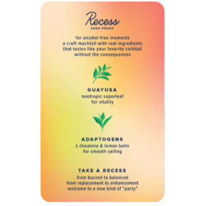 Recess Zero Proof | Classic Cosmo Adaptogenic Drink