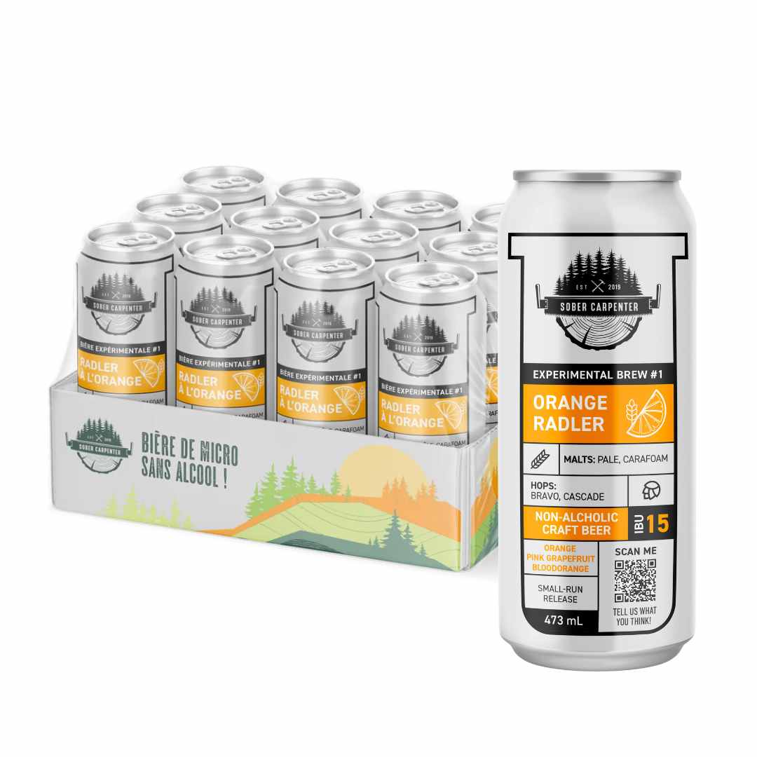 Sober Carpenter Non-Alcoholic Orange Radler  (Limited Edition Craft Beer)