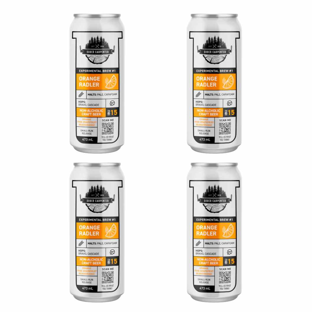 Sober Carpenter Non-Alcoholic Orange Radler  (Limited Edition Craft Beer)