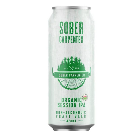 Sober Carpenter Non-Alcoholic Organic IPA Craft Beer