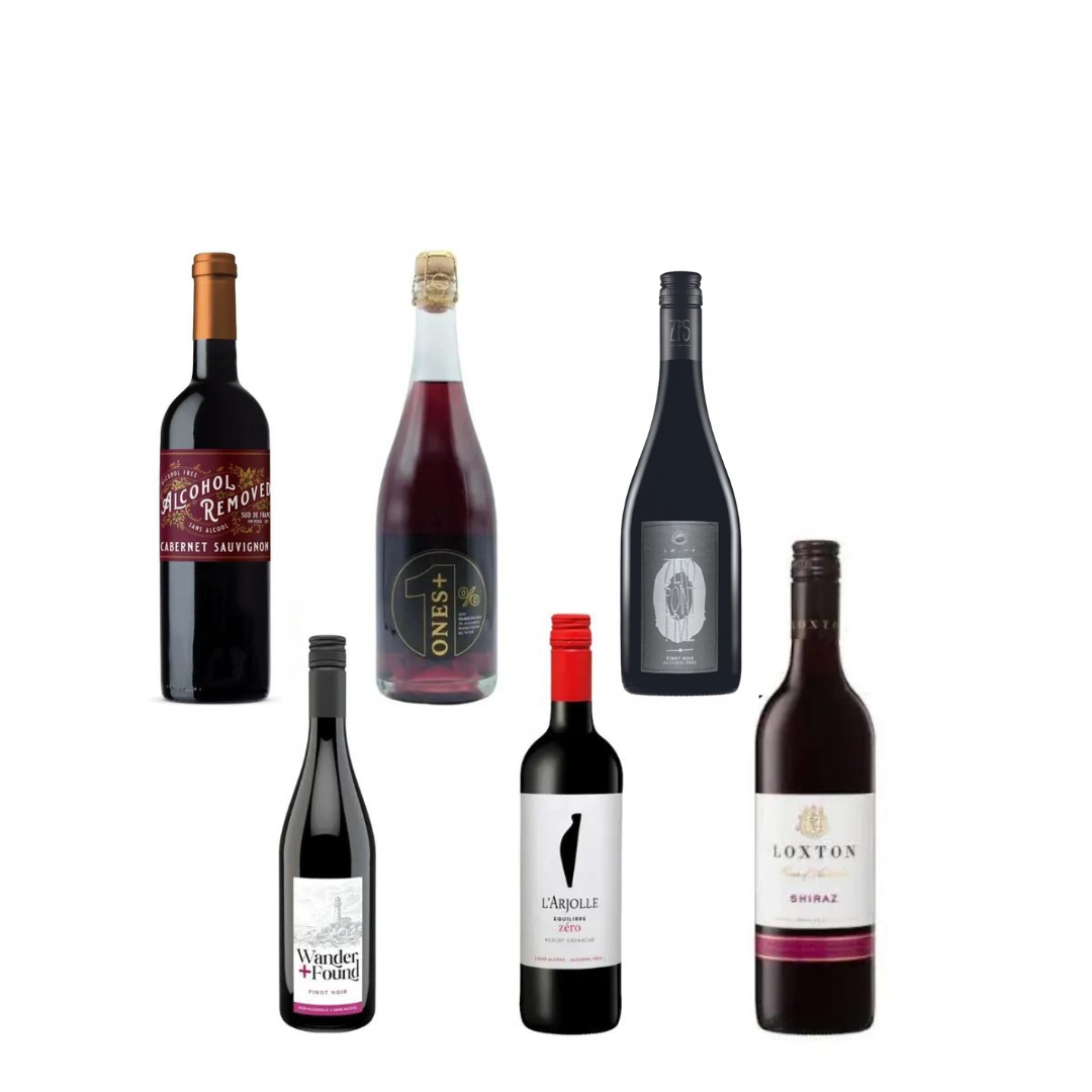 BFCM | Sober Sampler: 6 Assorted Non-Alcoholic Red Wines