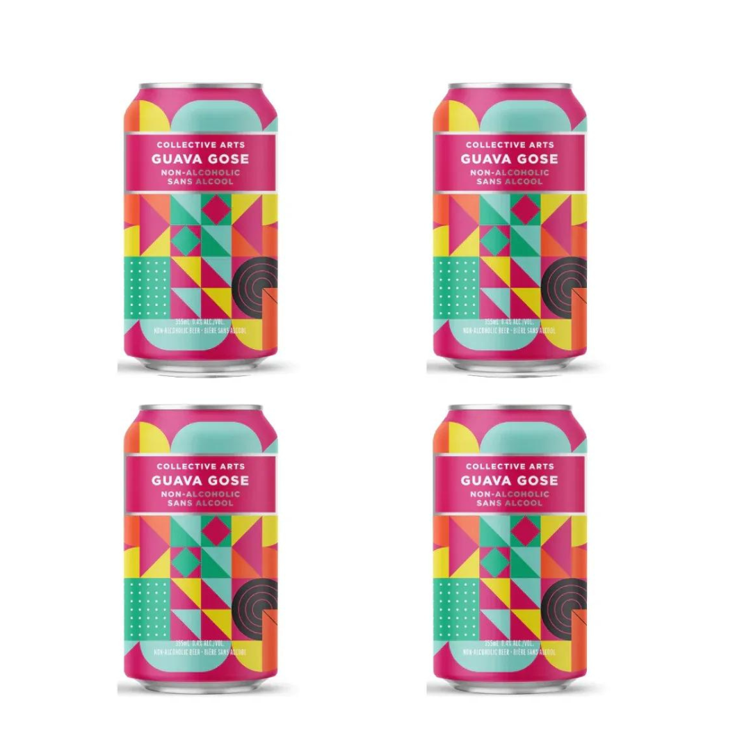 Collective Arts Non-Alcoholic Guava Gose Craft Beer