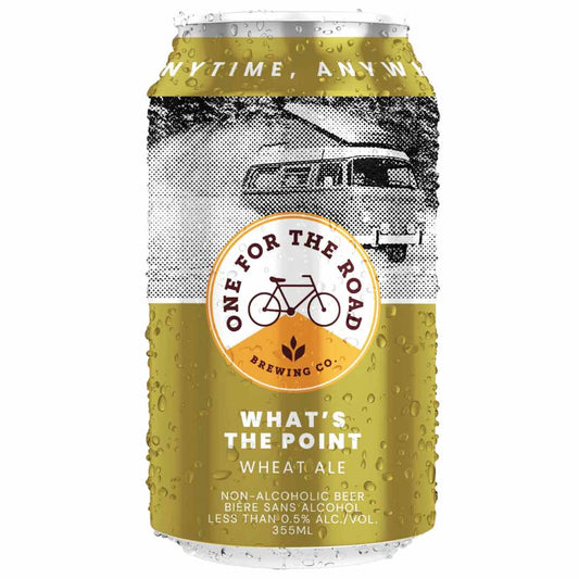One For The Road Brewing Co. What's The Point? Non-Alcoholic Wheat Ale |355mL