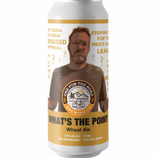 One For The Road Brewing Co. What's The Point Non-Alcoholic Wheat Ale