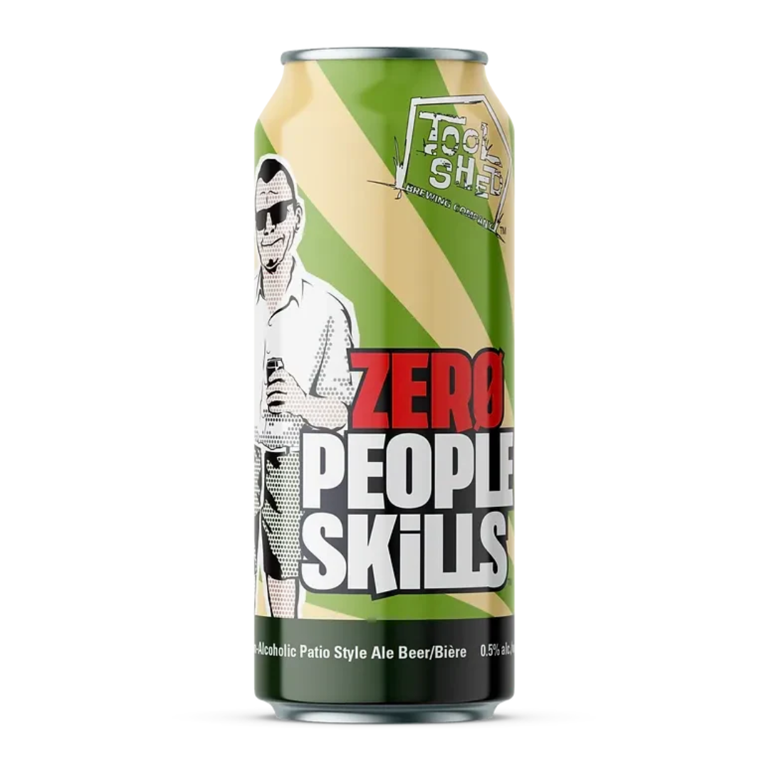 Tool Shed Brewing Zero People Skills Patio Style Non-Alcoholic Ale