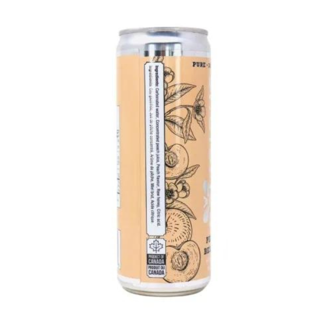 Belicious Peach Bellini Raw Honey Sparkling Beverage