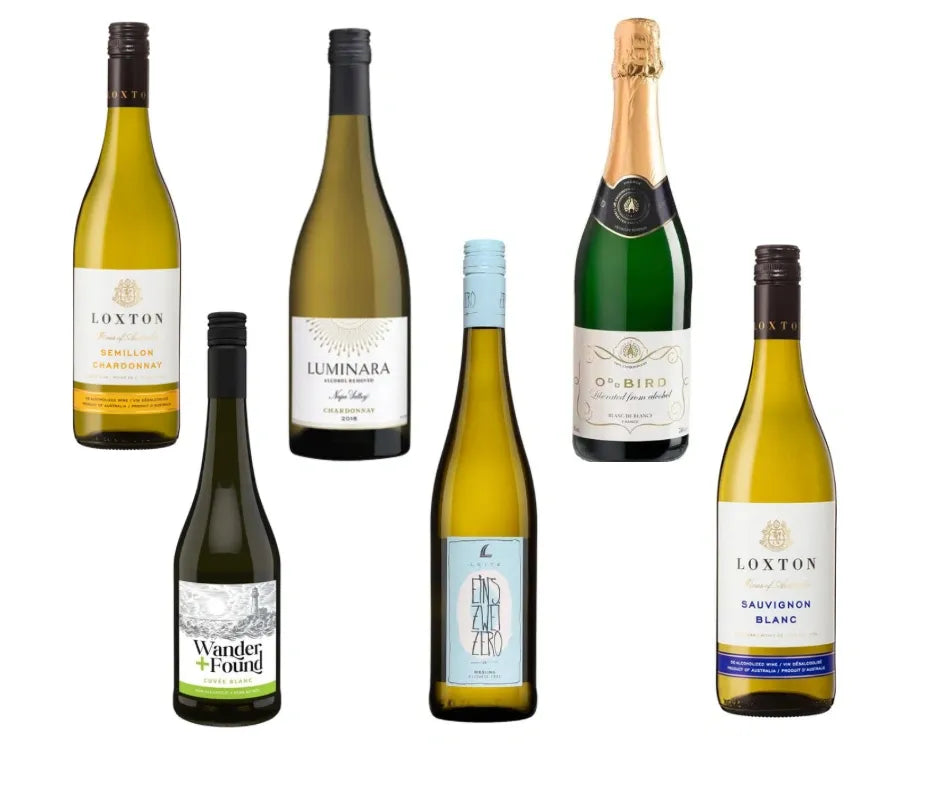 BFCM | Sober Sampler: 6 Assorted Non-Alc White Wines