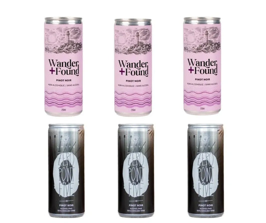 Sober Sampler: 6 Pack Non-Alcoholic Pinot Noir Cans