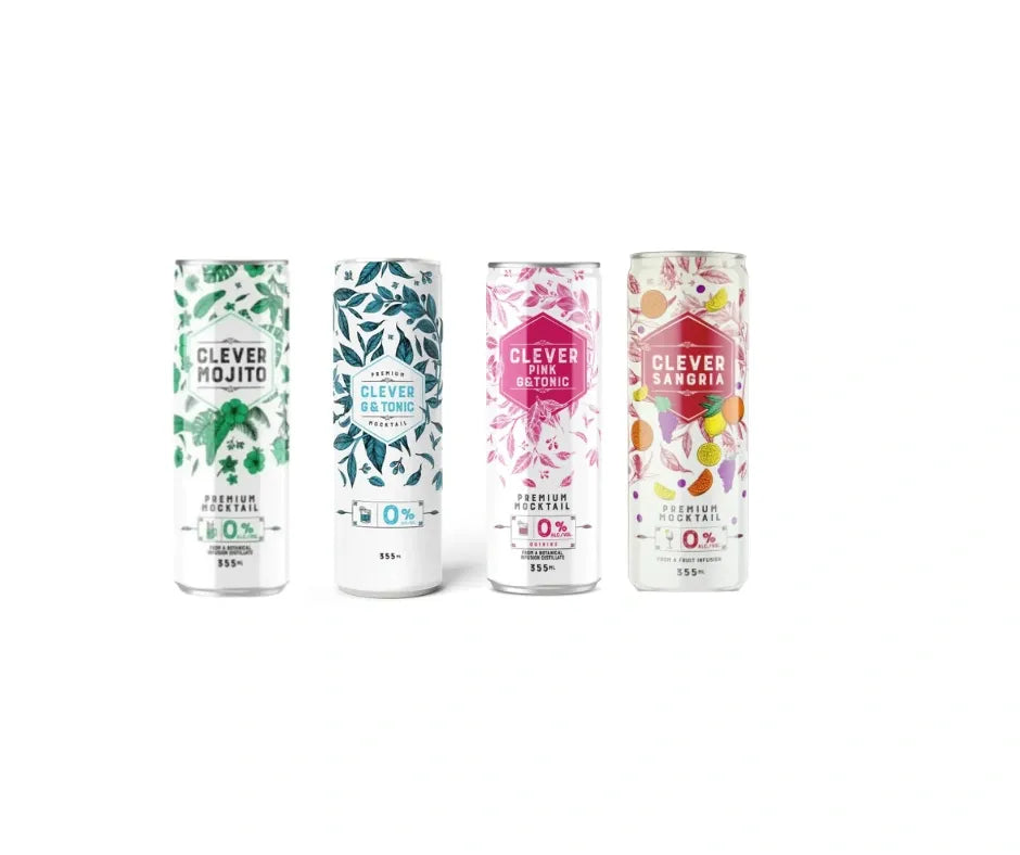 Sober Sampler: Clever Mocktails Assorted 4-Pack