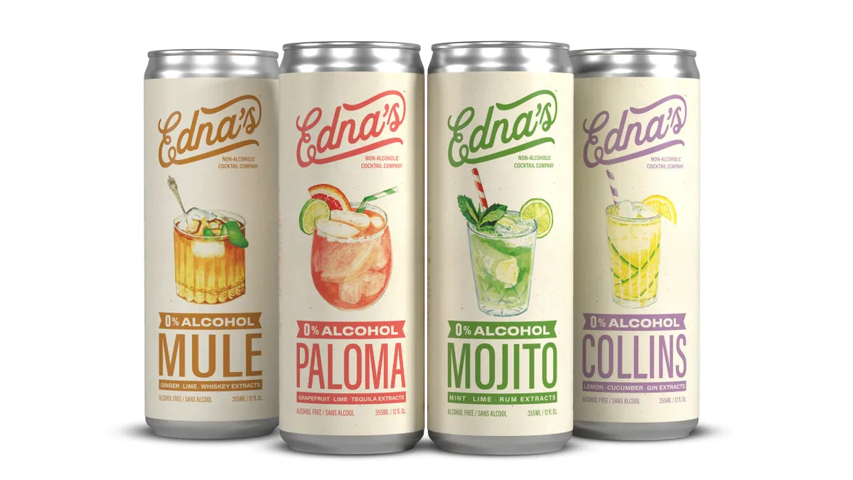 Sober Sampler: Edna’s Mocktails Mixed 4-Pack