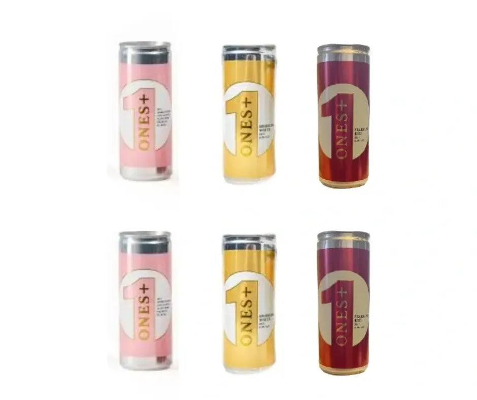 Sober Sampler: NO SUGAR/NO CARB Ones+ Assorted Sparkling Wine 6pk cans